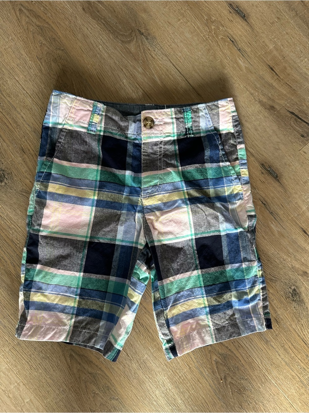 Boy's Gymboree Plaid Shorts Size 7